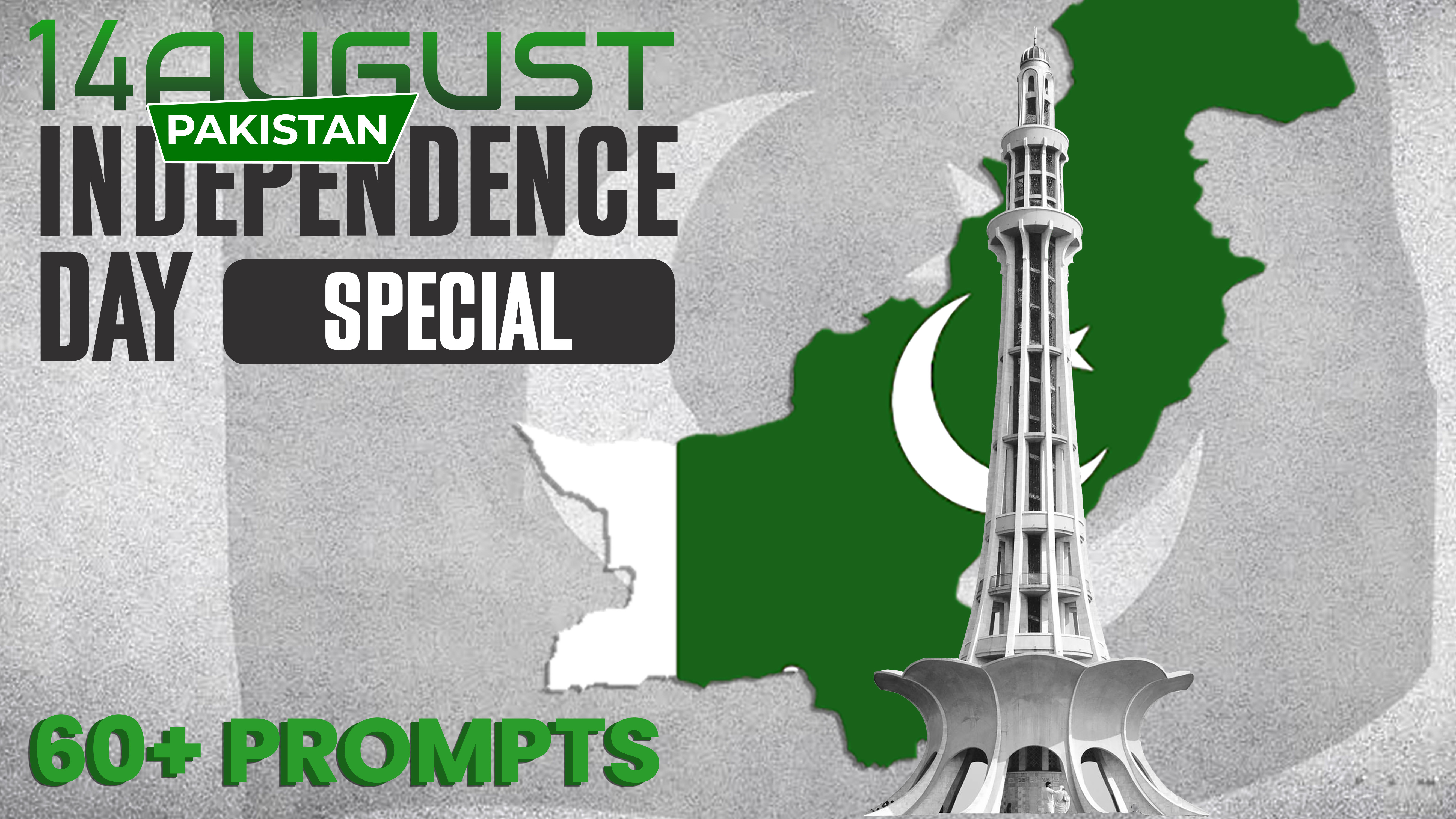 60+ Free AI Prompts to Create Stunning 14 August Independence Day Content (Captions, Posts, Wishes & Designs)