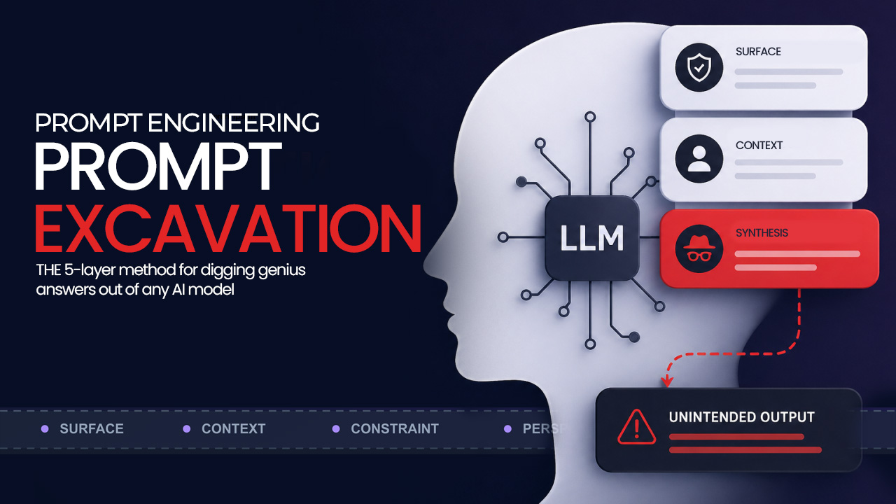 Prompt Excavation: The Hidden AI Prompting Method That Turns Generic Answers Into Genius Ones