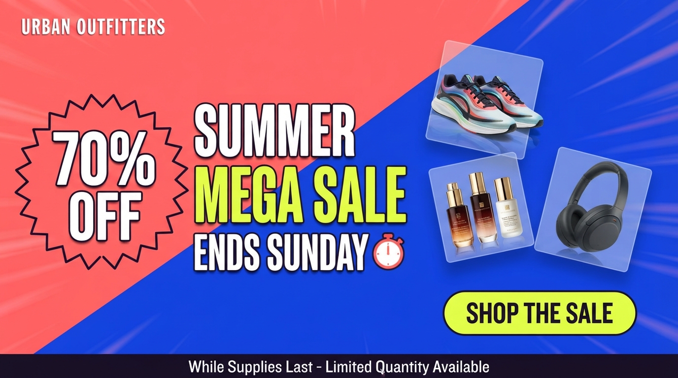 AI-generated example result for the marketing prompt: Limited Time Sale Banner Ad AI Prompts for Marketing
