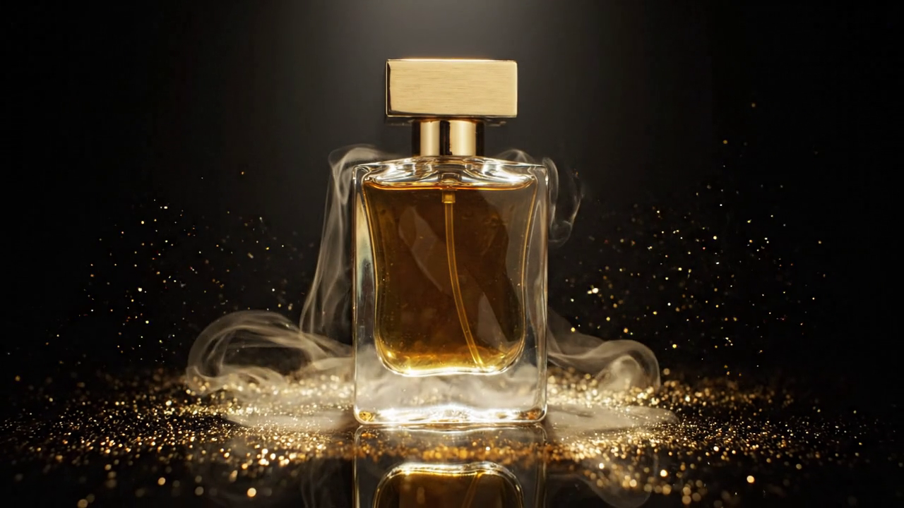 Luxury Perfume Reveal AI Video Prompt by Prompt Craft example