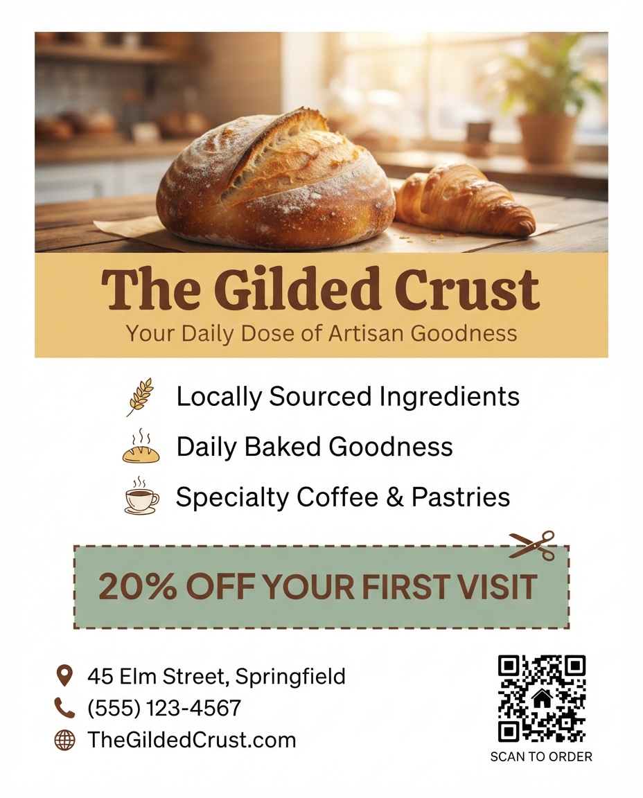 AI-generated example result for the marketing prompt: Local Business Promotional Flyer AI Prompts for Marketing